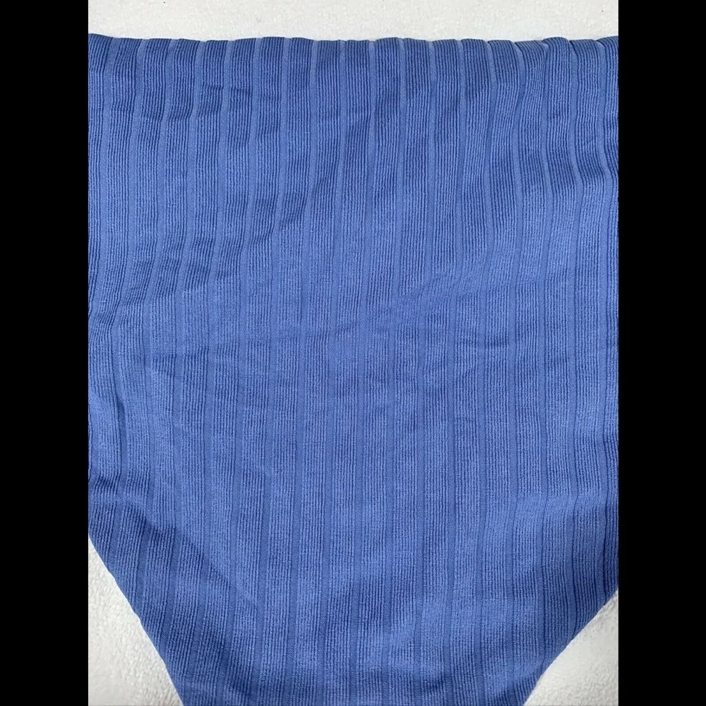 NWT $58‎ Becca Blue MIS Loreto Ribbed Bikini Bottom